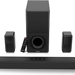 SC-HTS600GWK 5.1 Ch Sound Bar With 3D Surround Sound 600W With Wireless Surround Speakers Dolby Digital plus Tpuch Control (250W+70*5W),BT 5.3, USB,HDMI ARC,Optical,Aux With Remote Control &Display-picture-22