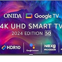 ONIDA 125 cm (50 inch) nexg Series 4K Ultra HD Smart Google LED TV 50UIG (Black)-image-7