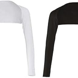 Enakshi® 2pcs Muslim Islamic Full Arm Cover Women Ramadan Elastic Shrug Coffee White|Clothing, Shoes & Accessories | Cultural & Ethnic Clothing | Middle East-image-70