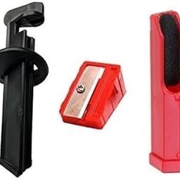 Snooker and Pool Cue Tip Care Kit, 3-Piece Set with Sharpener, Tip Setter and Filer, Black and Red-picture-11