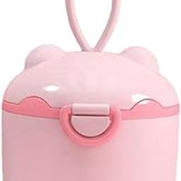 Jazzy Pearls®Milk Powder Storage Box Portable Pig Shape Toddler for Travel Activities Pink L|Baby | Feeding | Other Baby Feeding|1 Piece Baby Milk Powder Box(Include Scoop).-picture-13