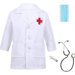 sadaf garments Full Sleeves Doctor Coat/Lab Coat with All Accessories (White Color)-picture-12