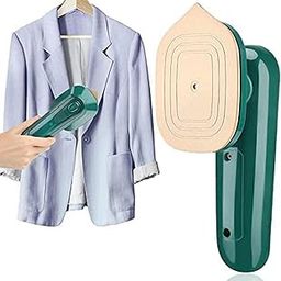 DISH & DWELL Portable Handheld Steam Iron Mini Travel Garment Steamer, Lightweight Iron for Wrinkle Removal, Constant Temperature, Triangular Front Design, for Home, Office & Travel-image-43