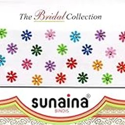 Sunaina Traditional Multicolor Flowers Elegant Kumkum Bindi With Stone Sticker Tikka Bindis For Women & Girls-25