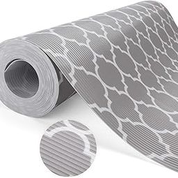 PREFACT Non-Slip Kitchen Liner, Durable Strong Grip Liner, Non-Adhesive Drawer mat, Cupboard Protector-Stain-Proof Lining Fridge mat for Surface Protector (Grey Window, 45 * 100)-image-61