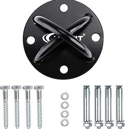 Joyfit Wall and Ceiling Mount Steel,for Suspension Straps, Boxing Bags, Olympic Rings, Yoga Swings, Resistance Bands for Home and Gym Workouts by Men and Women-image-64