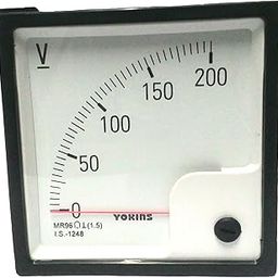 Yokins Moving Coil Analog Panel Meter DC Voltmeter 0-20V DC-image-2