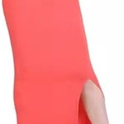 Women's Stylish Plain Straight Casual Polyester Stretchable Pencil Skirt-image-92