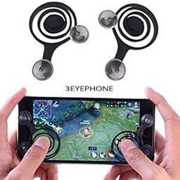 3EYEPHONE Joystick for Smart Phone and Tablet Game Rocker Only Touch Screen Joypad Tablet Game Controller (2 Pcs)-Black-image-50