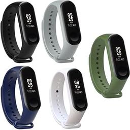 Mi Band 3 and 4 Straps Original for Mi Band M3 and M4 Wristband Strap Soft Silicone Adjustable Band Strap-17