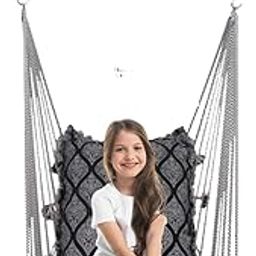 Kkriya Home Décor Swing for Adult |Home| Balcony |Jhula for Garden Light Weight with Weight Capacity of 125kg(Completely Washable)…-image-99