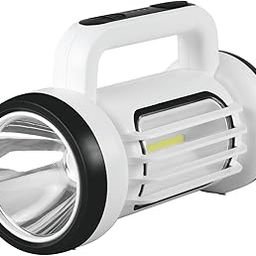 PHILIPS Hiker 5W Rechargeable Emergency Light | Long Lasting With 2400 mAh Battery and 6 Hours Backup | 3 Main Modes, 2 Side Modes and Stepless Dimming Feature | Cool White-16