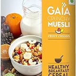 Gaia Crunchy Muesli – Fruit Fusion, 1kg | High-Fiber, Multigrain Breakfast Cereal | Enriched with Real Dried Fruits | Source of Protein, Iron & Antioxidants | Ideal for Weight Watchers & Healthy Lifestyle-picture-23