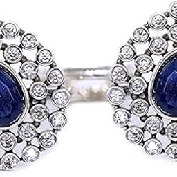 TOERING CHUTKI BICHIYA WITH RUBY EMERALS AND ZIRCONIA STONES FOR GIRLS AND WOMENS IN PURE SILVER WHICH IS COMFORTABLE DURABLE AND ADJUSTABLE (GREEN)-image-46