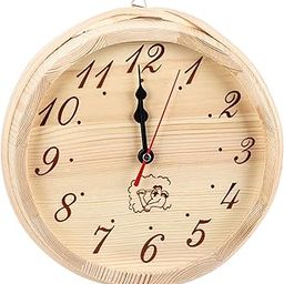 3NH® Clock, Simple Style Round Sauna Clock, for Sauna Room Home-image-51