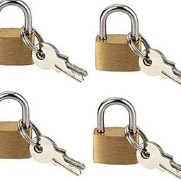 Pack of 4 Push Metal Lock with 2 Keys Each for Suitcase Bags/Luggage Bag-picture-46