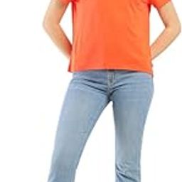 Women's Brand Logo Relaxed Fit T-Shirt-23