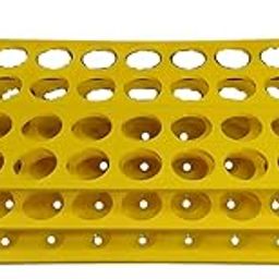 Test tube stand 3 TIER 25 mm X 36 Holes Polypropylene made Pack of 1 for chem Lab-10