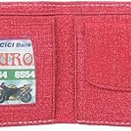 BYKER Mix Materail Jeans Wallet (Pink)-picture-38