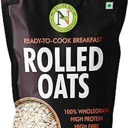 Nature Vit Rolled Oats, 1 Kg-Gluten Free Oats With High Fibre|Protein Rich Breakfast|100% Wholegrain-image-10