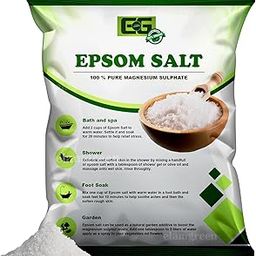 Epsom salt for bath,muscle relief,relieves aches & pain (5, Kilograms)-image-27