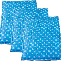 Mittenbooty Diaper Changing Mat Set of 3 with Removable Waterproof Sheet Star Print- Blue-image-90