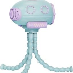 StarAndDaisy Baby Stroller Cooling Fan with 3 Speeds,Submarine style,Night Light and songs. Rotatable Handheld Personal Fan for Car Seat Crib Bike Treadmill Office (Green & Purple)-17