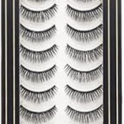 Gala Eyelashes Artistry, Natural False Eyelashes, 10 Pairs Set, Black-image-7