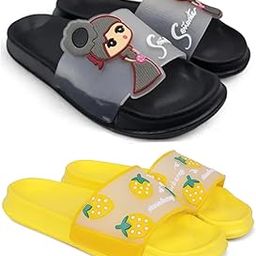 Combo Pack of 2 Slipper/Flip Flops/Slides for Women (Senorita,S-Bery)-image-90