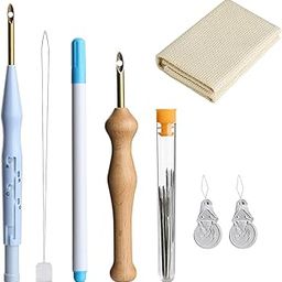 MERISHOPP®7pcs Punch Needle Embroidery Kits Wooden Handle Tools Style02|Crafts | Needlecrafts & Yarn | Embroidery & Cross Stitch | Hand Embroidery Kits | Other Hand Embroidery Kits-image-67