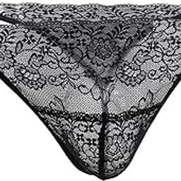 Mens Thong Briefs I Solid Lace, Half Coverage-picture-10