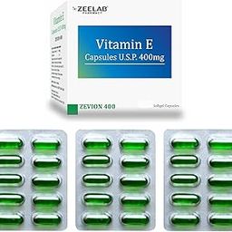 Zeelab Zevion 400 Vitamin E Caps, 100% Natural (30 Caps), Pack of 1-17