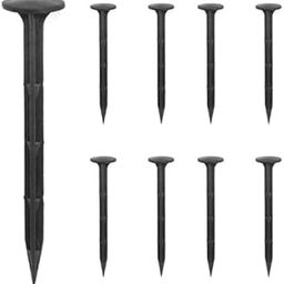 HHBR Weedmat Nails - Garden Lawn Stakes 7 inch Landscape Anchors Spikes Rustproof Nail for Ground Lawn Edging, Weedmat Fabric, Weed mat/Mulch Film Nail Gardening Fixing Tools (10)-image-5