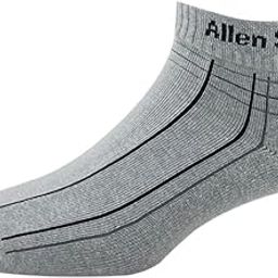 Men'S Cotton Ankle Length Socks (1 Pair) - Light Grey Melange-87