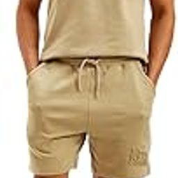 Men's Beige Regular Fit Shorts-image-46