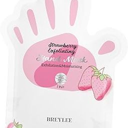 LICHTS® Hand Masks Moisturizing Hydrating Exfoliating Natural Strawberry-image-50