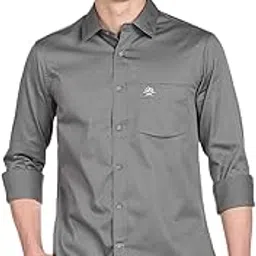 u.s. polo assn. Men's Solid Spread Collar Cotton Tailored Fit Shirt-picture-42