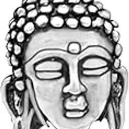 925 silver Lord Buddha face pendant, jewelry nsp691-image-57