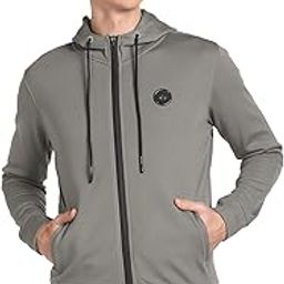 Polyester Blend Men's Hooded Neck Sweatshirt-image-10