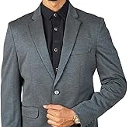 Mens Poly Licra Green Blazer-picture-17
