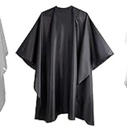 Foreign Holics Barber Cape Large Size with Adjustable Snap Closure waterproof Hair Cutting Salon Cape for men, women and kids (Set of 3)-0