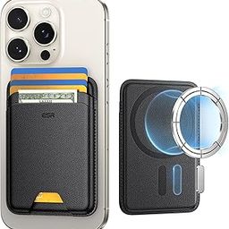 ESR for MagSafe Wallet, 5-Card Holder, iPhone Wallet with 3,200 g Magnetic Strength, Vegan Leather, Magnetic Card Case for iPhone, for iPhone 16/15/14/13/12 Series, Not for 13/12 Mini, Black-10