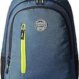 Navy Blue and Green Casual Backpack (BKPECOBP40503)-picture-53