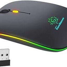 RPM Euro Games Wireless Gaming Mouse | Rechageable 500 mAh Battery | Adjustable 2400 DPI | 6 Color Backlit RGB | Works with Windows, MAC, Android.-74