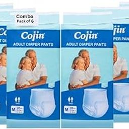 Adult Diaper Pants - M Size (Pack of 6) - 120 pcs-image-42