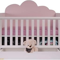 TBS in The Cloud Cot for Baby Reinforced Engineered Wood| Baby Crib with Wheels |Adjustable Crib with Storage| DUCO -Finish| Color- Sea Green| Dimesion- 58 x 30 inches-14