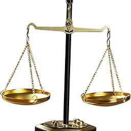 ARTISOUL® Libra Scale Decor Study Room Office Retirement Prop Iron Gift Jewelry Holder 18Cmx22.5Cm | Home Decor | Figurines-image-4