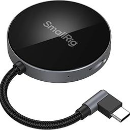 SMALLRIG SD/TF Dual-Slot Card Reader, USB 4.0 312MB/s High-Speed Transfer, Magnetic Adsorption Phone & 90° Angled Connector for iPhone 16/for Samsung/for Huawei, SDXC/TF Card Adapter - 4870-16
