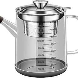 BNF Soybean Milk Container Soybean Milk Strainer for Tea Loose Leaf Tea Soy Milk 1.5L | Home & Garden | Kitchen, Dining & Bar | Kitchen Storage & Organization | Food Storage Containers-image-33
