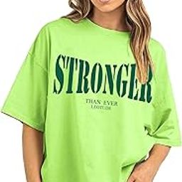 Women's Cottonblend Half Sleeve Oversized Drop Shoulder Regular Fit T-Shirt-picture-27
